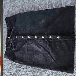 Francesca's Cord Midi Skirt